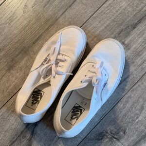 Vans Classic White Canvas Sneakers